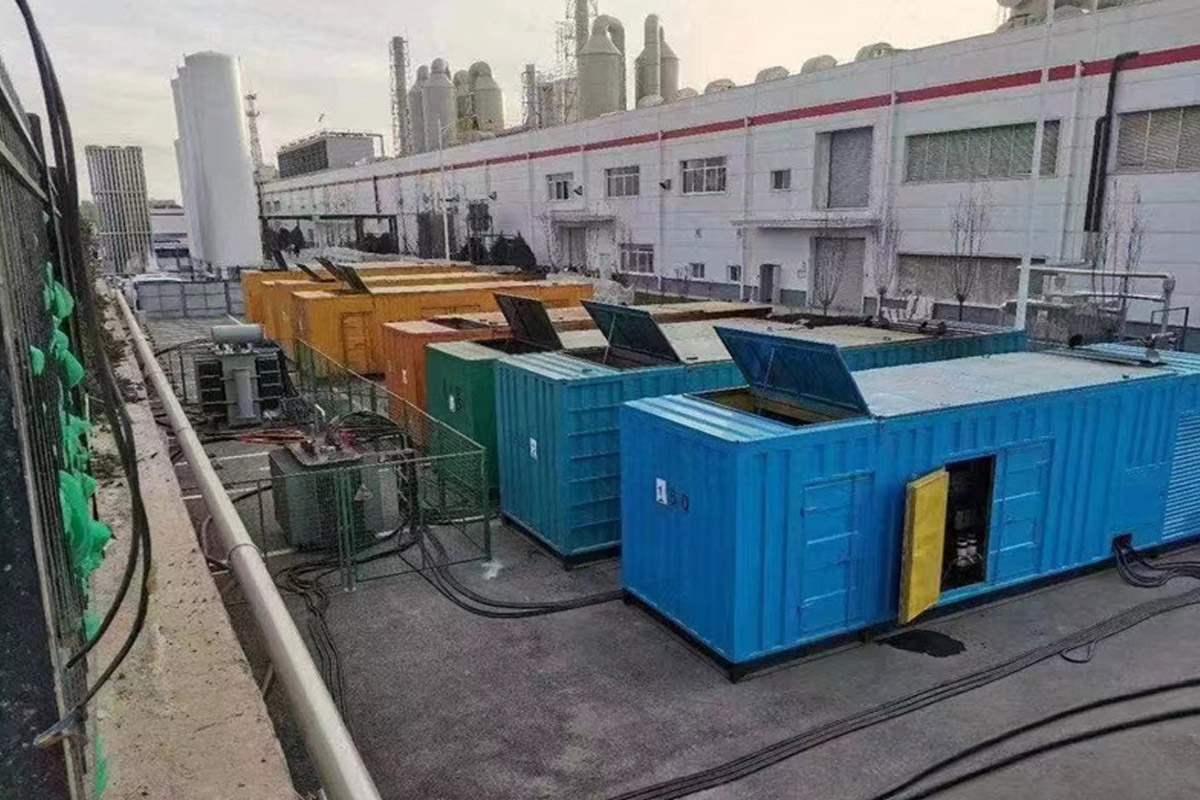 厦门发电机租赁施工现场